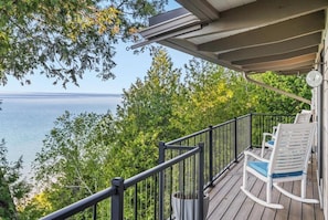 Property grounds - Cedar Bluff - Gorgeous View! Located in the Tunnel of Trees! Private Beach! (Harbor Springs)