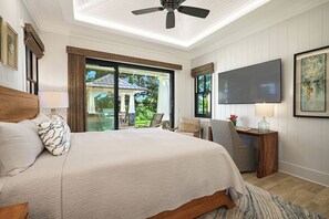4 bedrooms, iron/ironing board, free WiFi, bed sheets - Hale Ohana Hauoli: Spacious, Charming Kukui'ula Villa w/Geometric Pool+Spa! (Koloa)