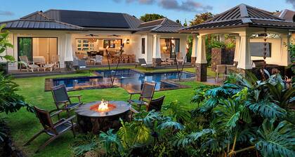 Hale Ohana Hauoli: Spacious, Charming Kukui'ula Villa w/Geometric Pool+Spa!