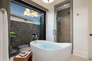 Suihku, hiustenkuivaaja, pyyhkeet