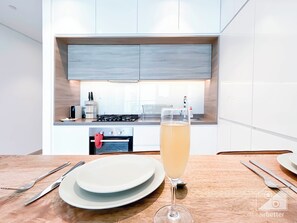 Apartment (0 Bedroom) | Interior - Balcony Bliss: Cozy Studio With Marina Views (Dubai)