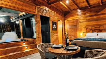 Cabana Bad Wolf com Jacuzzi - Rancho Queimado | Premium bedding, WiFi (free), bed sheets