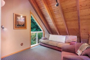 TV, fireplace, offices