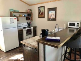 Rustic Bunkhouse at CWC | Private kitchen