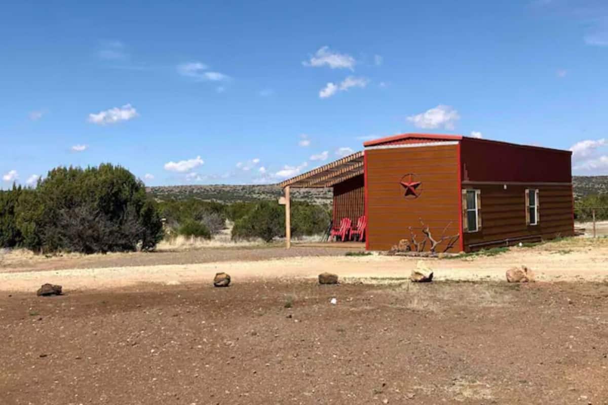 Rustic Bunkhouse at CWC | Mountain view