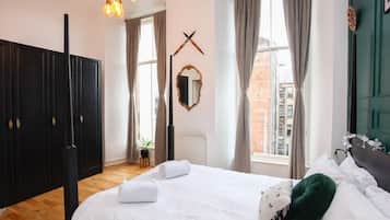 2 bedrooms, iron/ironing board, travel crib, WiFi