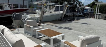 3BR/2BA remodeled home in Florida Keys on canal with direct ocean access.