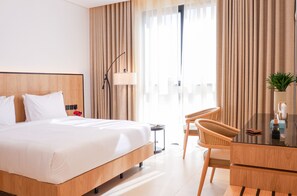 Villa, 2 hálószobával, erkély | Széf a szobában, hangszigetelés, vasaló/vasalódeszka és ingyenes wifi