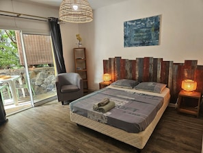 1 bedroom, iron/ironing board, free WiFi, bed sheets - Ylang 4 without sea view (ST LEU)