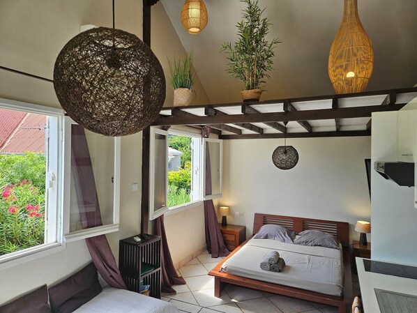 1 bedroom, iron/ironing board, free WiFi, bed sheets