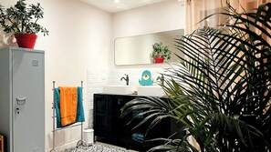 Shower, hair dryer, towels, soap - Maison Le Fleur: a haven of peace with swimming pool and garden in the hills above Nice (Falicon)