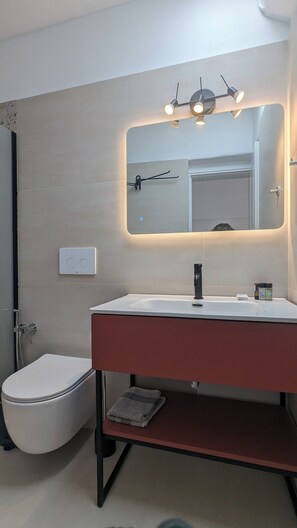 Studio, 1 Bedroom, Balcony, City View | Bathroom - Arodou Studio Mykonos (Mykonos)