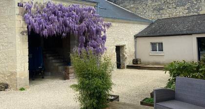 Bourgueil center house with swimming pool 8 p.