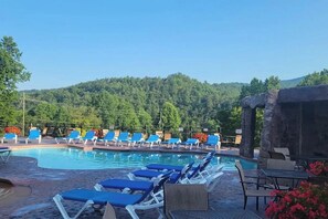 Pool - *Fun 2BD Cabin w/ GAMES! Hot Tub + Shared Pool* (Gatlinburg)