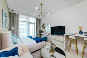Premium bedding, in-room safe, desk, blackout curtains - SEVEN HOTEL APARTMENTS THE PALM JUMEIRAH (Dubai)