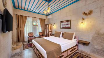 Deluxe Double Room, City View | Premium bedding, minibar, in-room safe, laptop workspace