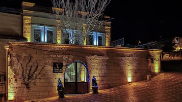 Front of property – evening/night
