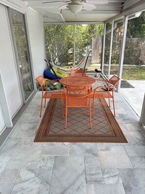 Outdoor dining
