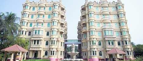 Façade de l’hébergement