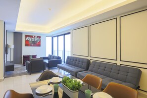 Deluxe Apartment, Balcony, Mountain View | Living area - Genting Highlands Suite Ion Delemen (Genting Highlands)