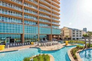 Indoor pool, outdoor pool