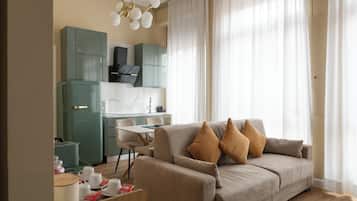Royal Apartment, 2 Bedrooms, 2 Bathrooms , Via Cannobio 8 | Área de estar