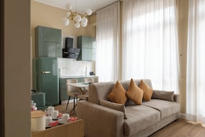Royal Apartment, 2 Bedrooms, 2 Bathrooms , Via Cannobio 8 | Área de sala de estar