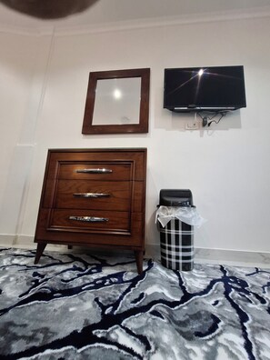 Blackout curtains, iron/ironing board, free WiFi