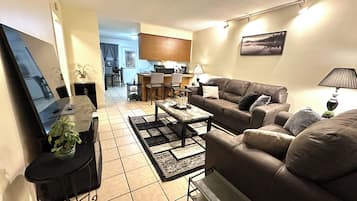 TV connectée, cheminée