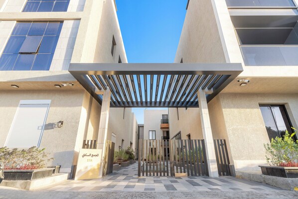 Façade de l’hébergement