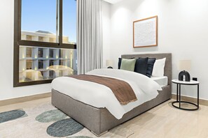 Leilighet – panorama | 2 soverom, sengetøy i egyptisk bomull og sengetøy av topp kvalitet