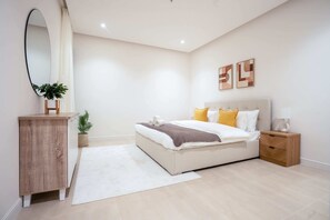 Apartamento standard | 2 quartos, roupas de cama de algodão egípcio, roupas de cama premium