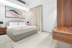 Design Apartment | 2 bedrooms, Egyptian cotton sheets, premium bedding, memory foam beds - Silkhaus Majidia 132 (Riyadh)