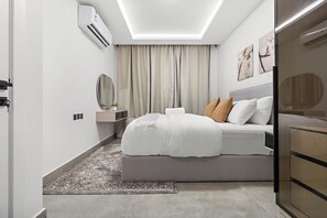 Royal Apartment | 2 bedrooms, Egyptian cotton sheets, premium bedding, memory-foam beds - Silkhaus Rose Residency 36 (Riyadh)
