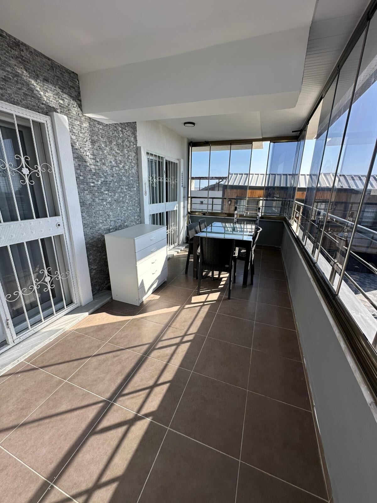 Economy appartement, balkon, uitzicht op zee | Balkon