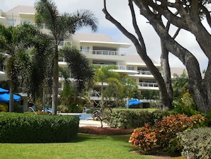Exterior - Palm Beach 401, Hastings Barbados, 2 Bdrm Condo. STUNNING Ocean & Garden Views! (Hastings)
