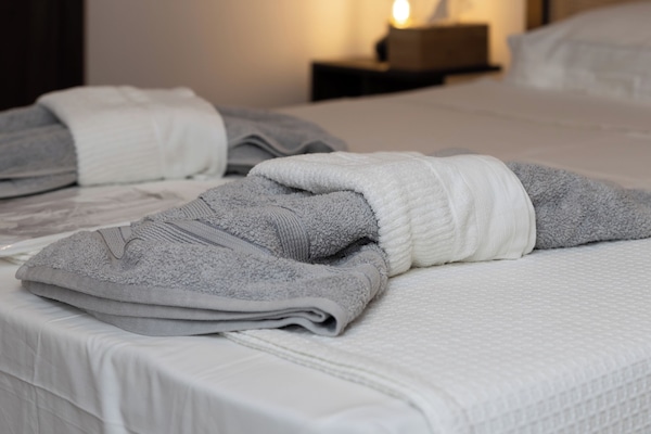 Oceanus Apartment | Laptop workspace, iron/ironing board, free WiFi