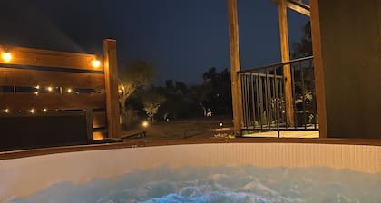 Charming Cabin w/ HOT TUB in the Heart of the TX Hill Country