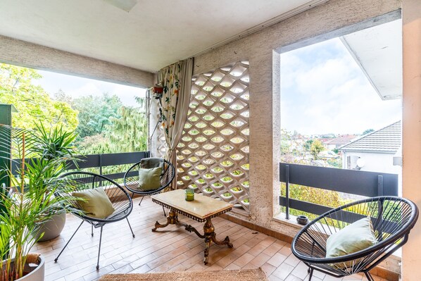 Terrace/patio - Mélodie Mosellane - Charmant appt avec jardin (Metz)