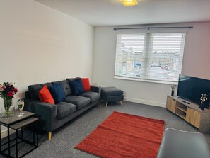 Living area - Curwen Apartment | 2 Bedrooms | Sleeps 6 | Central Workington (Workington)