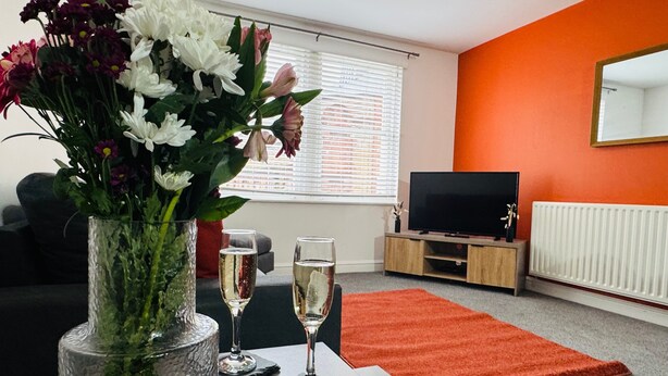 TV - Curwen Apartment - 2 Bedroom Apartment (Workington)
