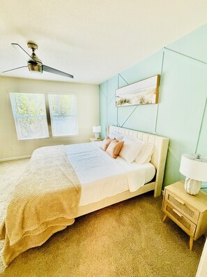 2 dormitorios, escritorio, tabla de planchar con plancha y wifi gratis