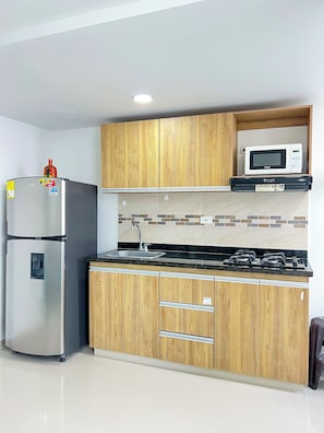 Appartement Standard, balcon, vue jardin | Cuisine privée