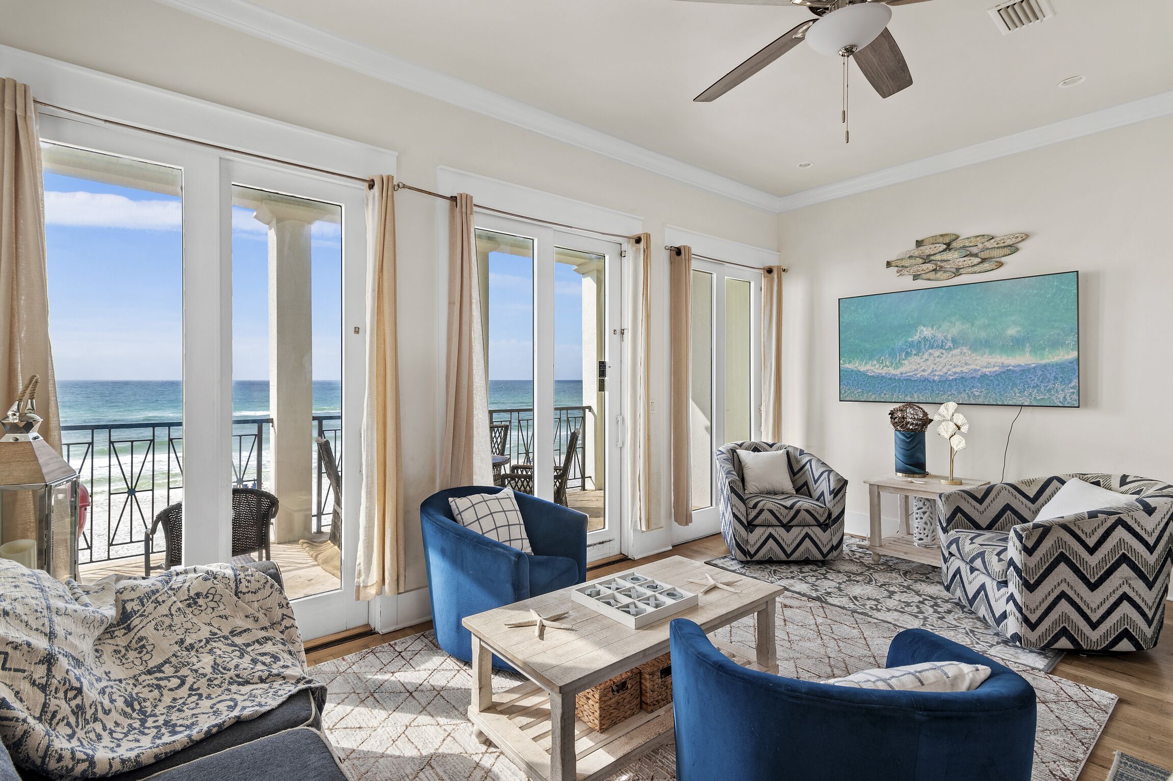 Smart TV, video games, DVD player, stereo