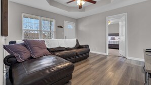 Living area - 3BR Near Ft. Campbell | Fenced Yard + Garage (Oak Grove)