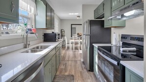 Private kitchen - 3BR Near Ft. Campbell | Fenced Yard + Garage (Oak Grove)