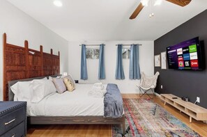 1 habitación, tabla de planchar con plancha, wifi y ropa de cama