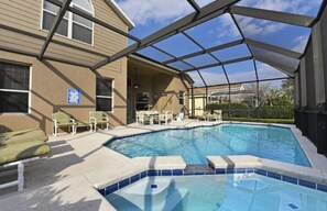 Et oppvarmet basseng