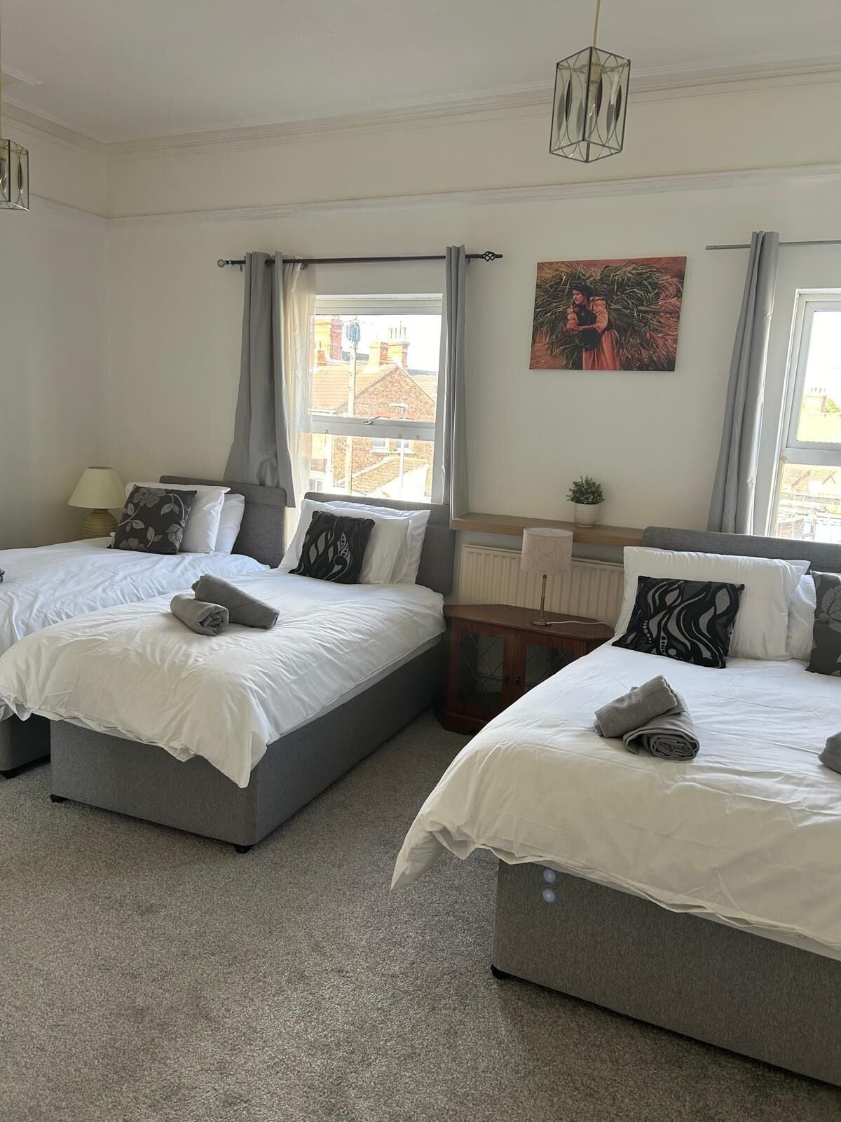 6 chambres, fer et planche à repasser, Wi-Fi gratuit, draps fournis