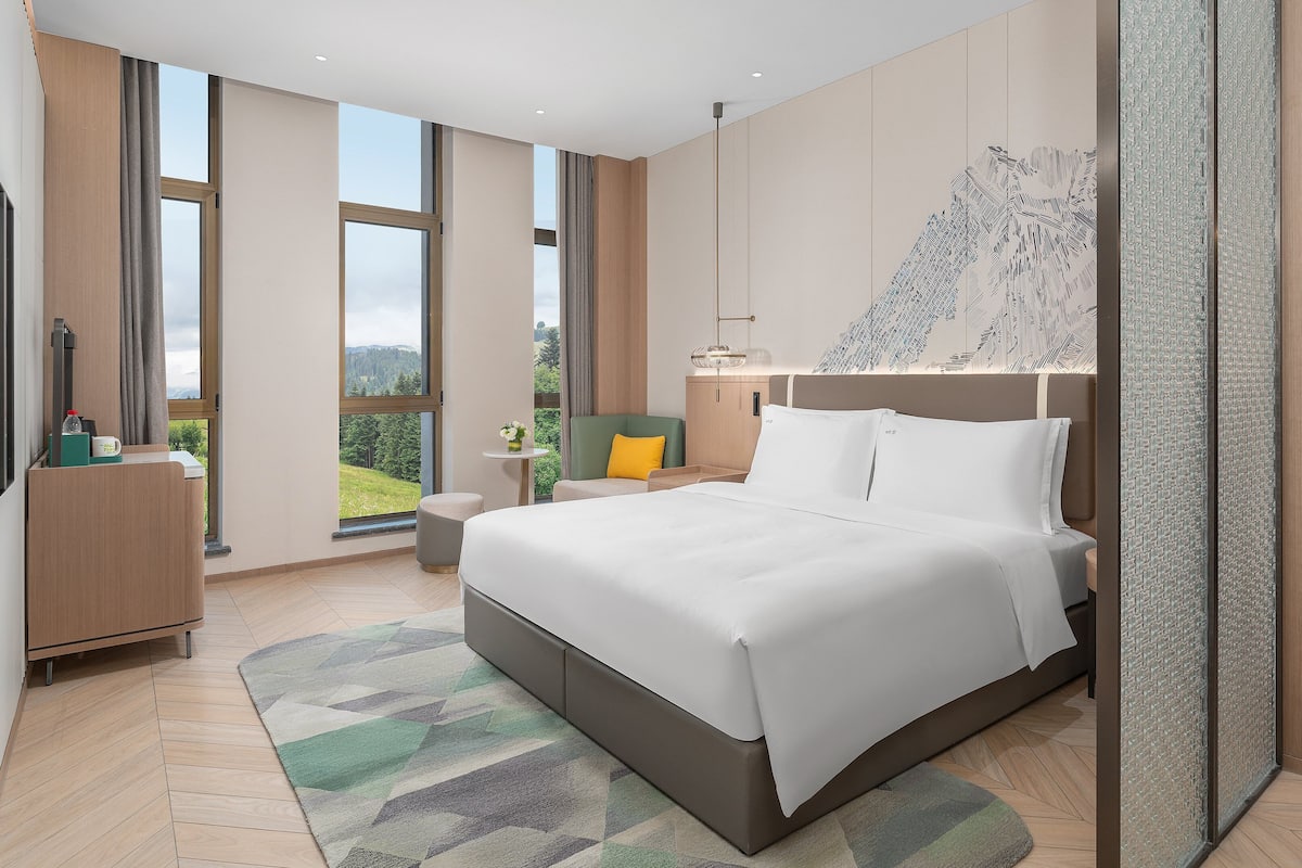 Premium-Zimmer, 1 King-Bett | Schallisolierte Zimmer, BettwÀsche